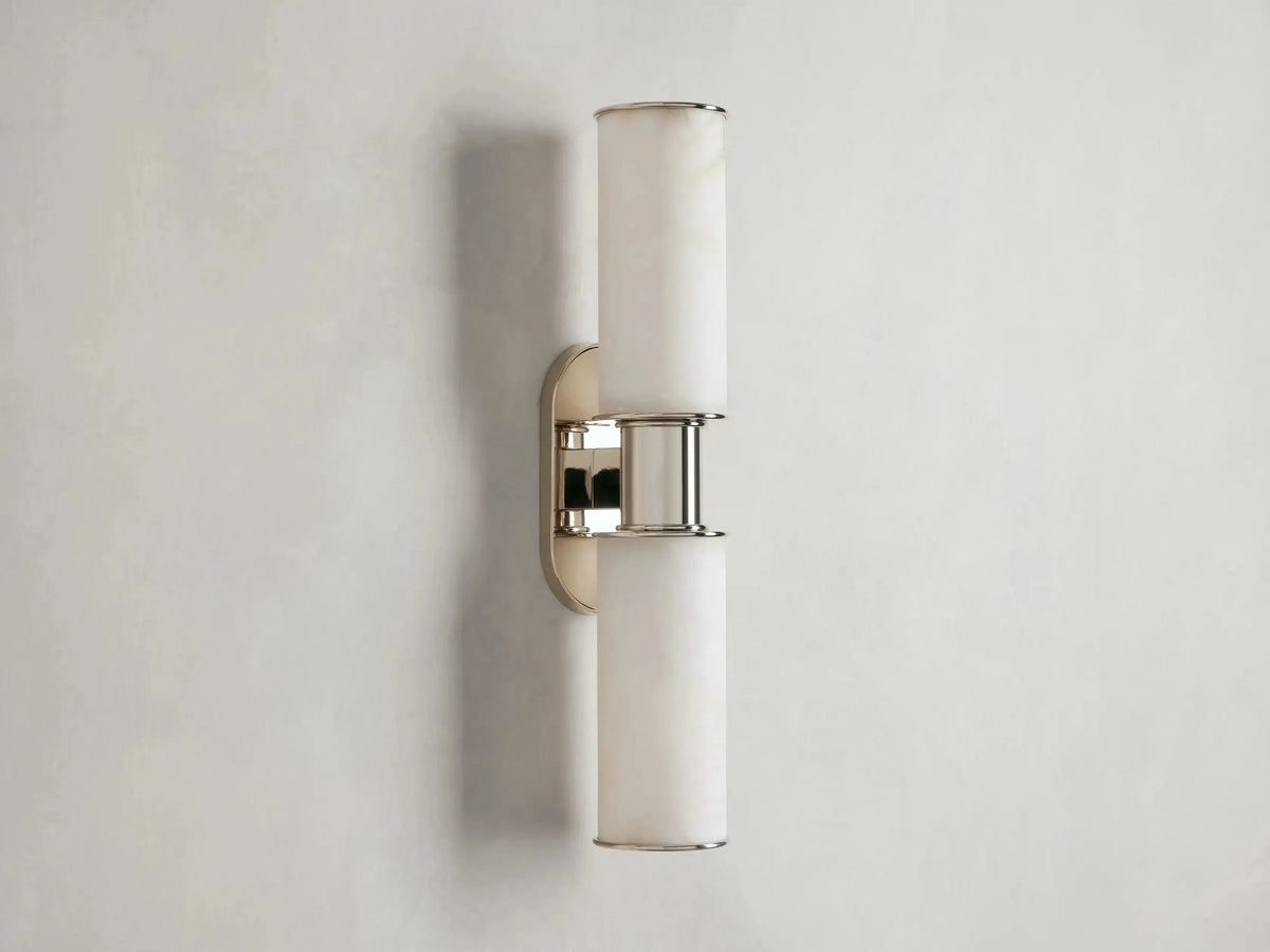 Harlin 2-Light Wall Sconce in Alabaster - view 4