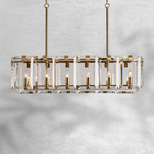 Amaya Rectangular Chandelier 12/16 Light - view 3
