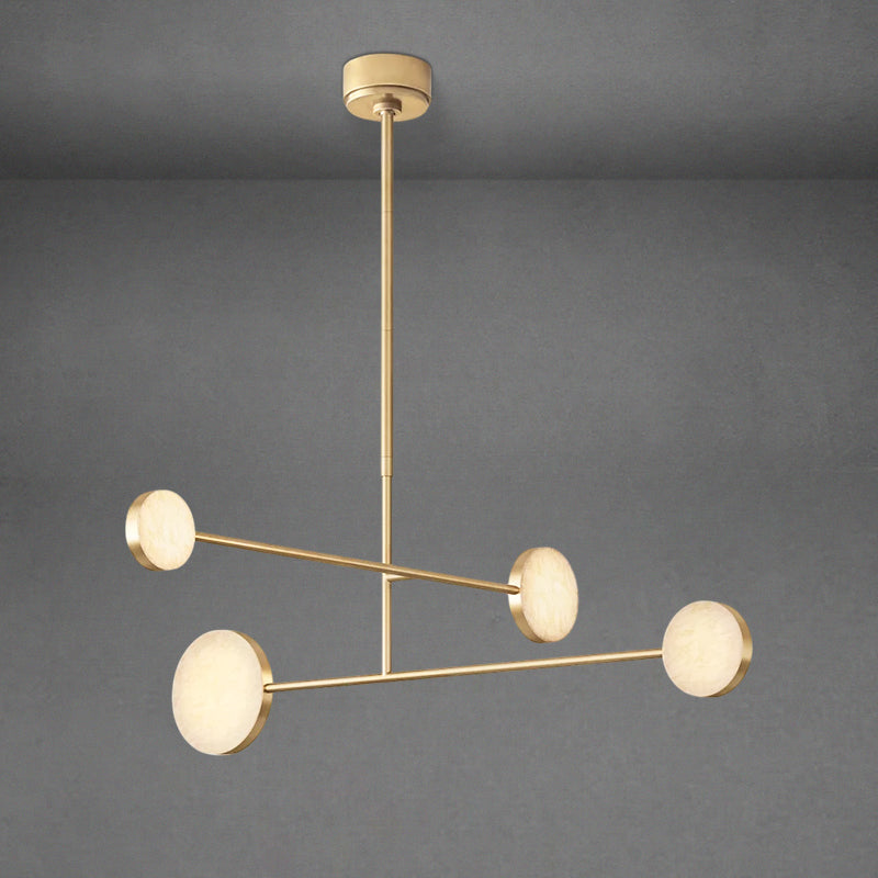 Alaric Mobile Chandelier 36", alabaster