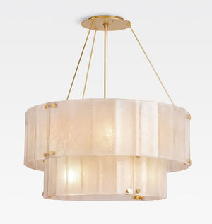 Willamette Glass Round Chandelier 2-Tier 32'', two-tier - view 11