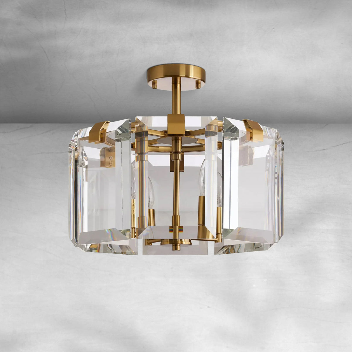 Amaya 4-Light Flushmount, flush mount - view 2