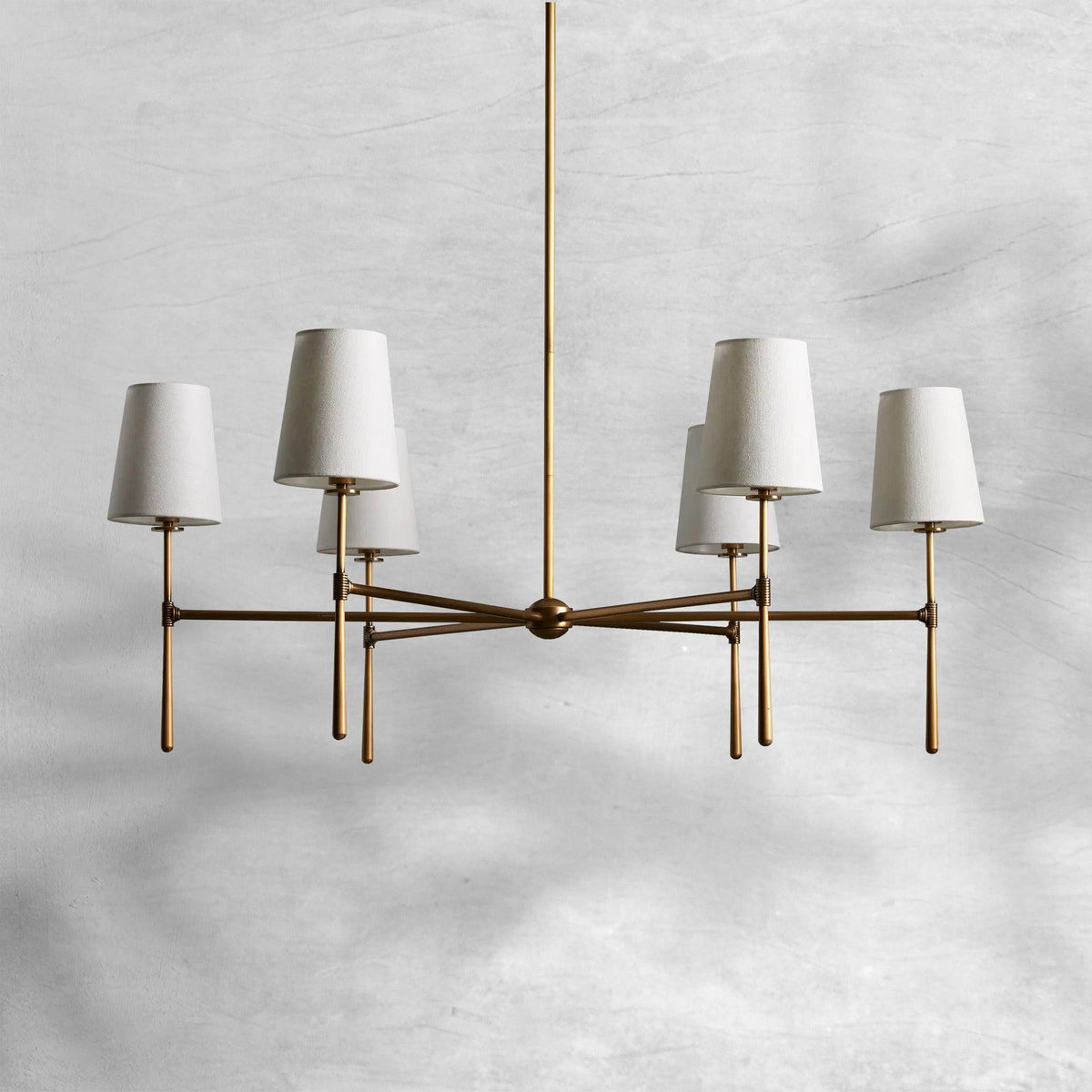 Rhodes Round Chandelier 4/6 Light - view 2
