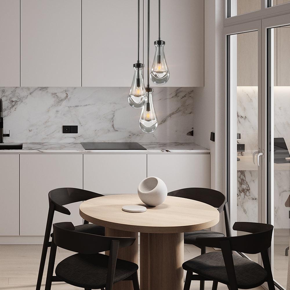 Raindrop 3-Light Rod Round Chandelier - view 6