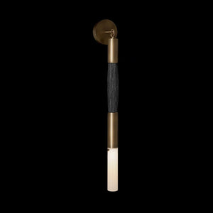 Horsehair Sconce, brass wall sconce - view 17
