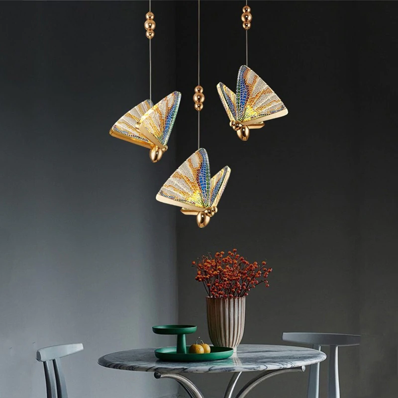 Creative Butterfly Colorful Pendant Light - RHL Lighting