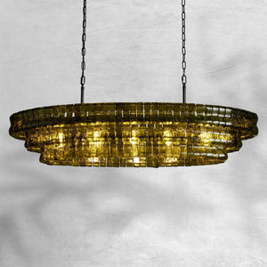 Glacien Oval Chandelier 54"W/65"W - view 30