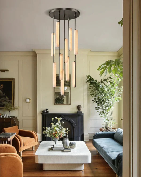 Aureon Alabaster Round Chandelier - view 16