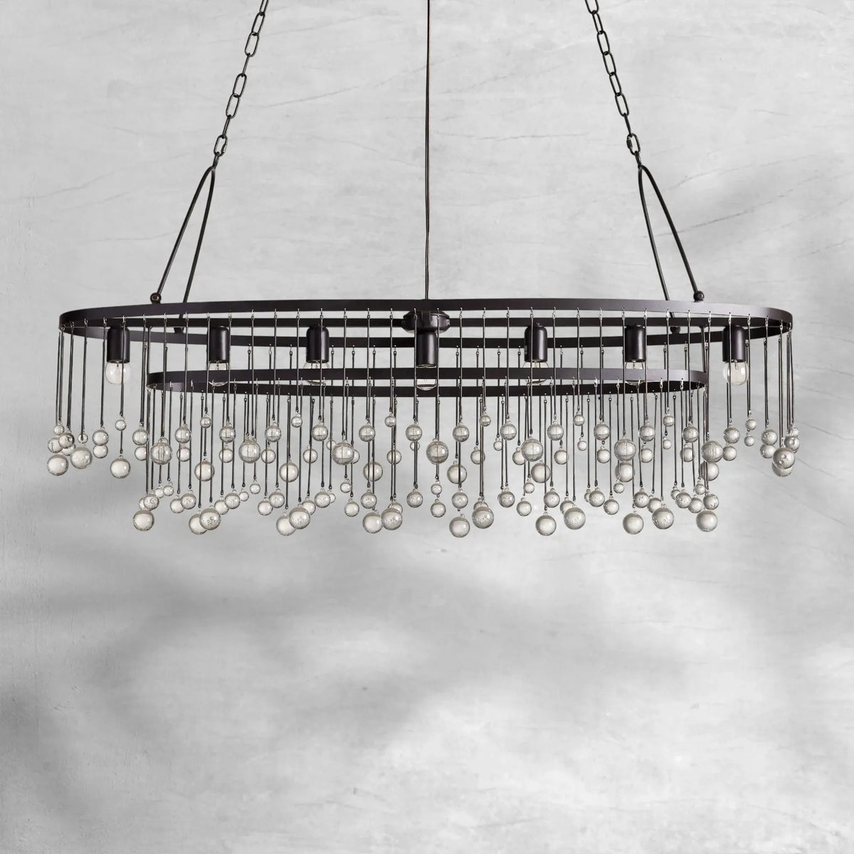 Aubrey 7 Light Oval Chandelier - view 10