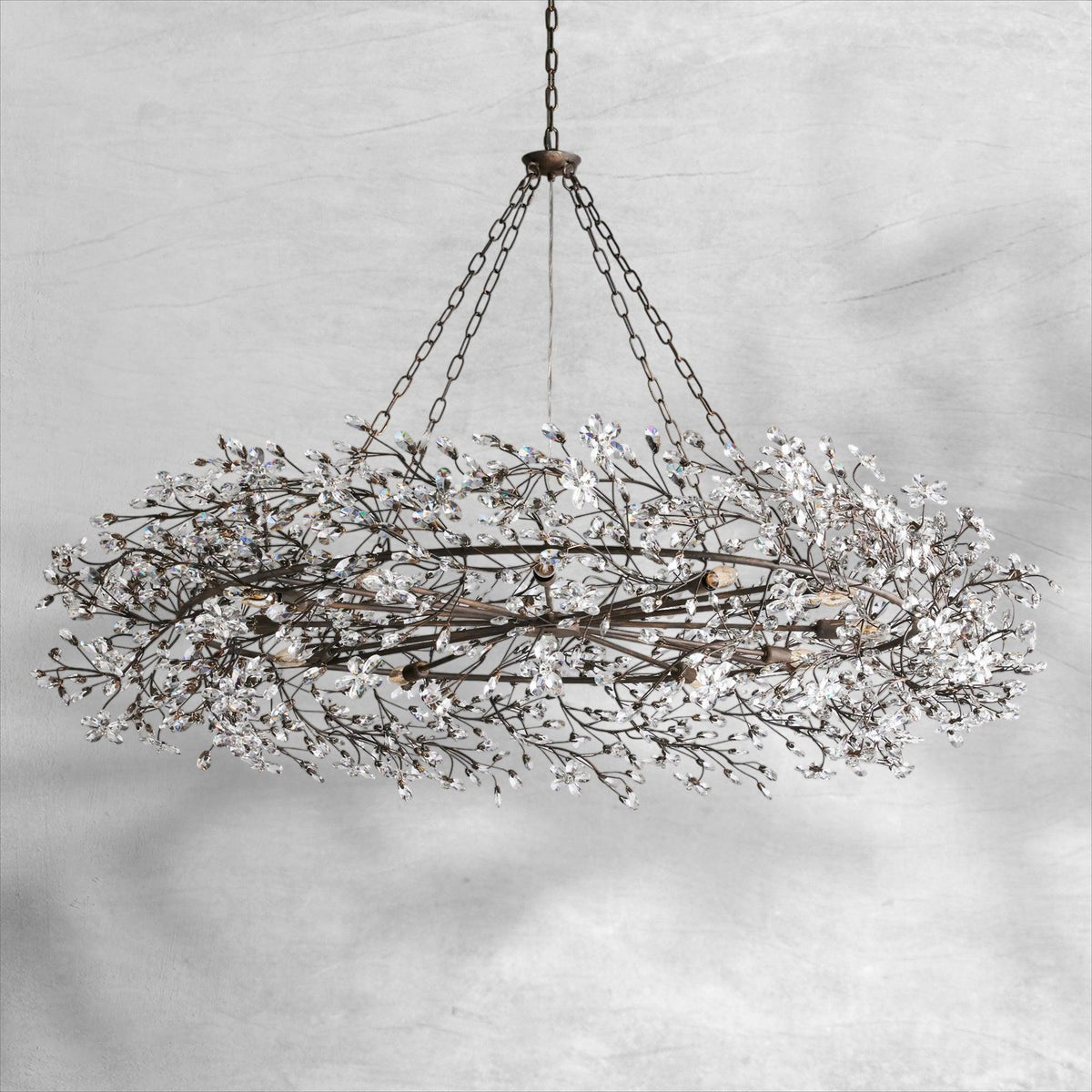 Fiore Crown Chandelier 39" 48" 60" - view 45