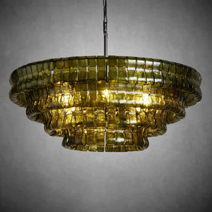 Glacien Round Glass Chandelier - view 31