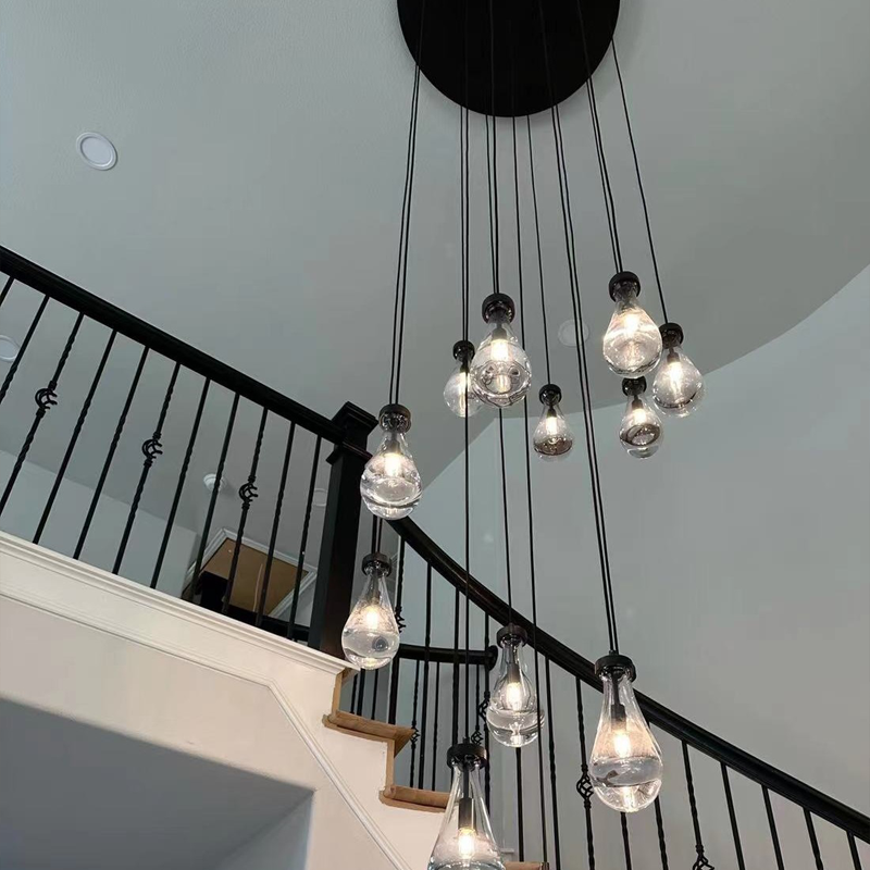 Raindrops Round Chandelier 36"