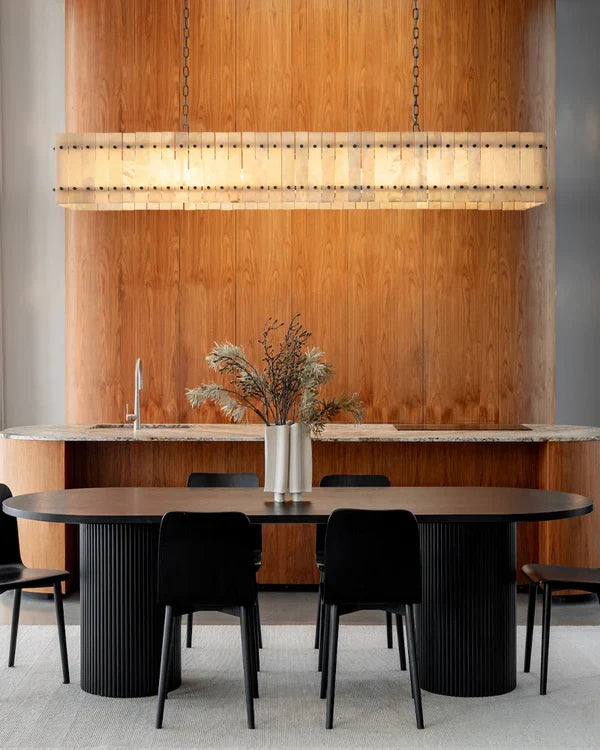 Sienna Marcus Alabaster Linear Chandelier 54''72'' - view 13