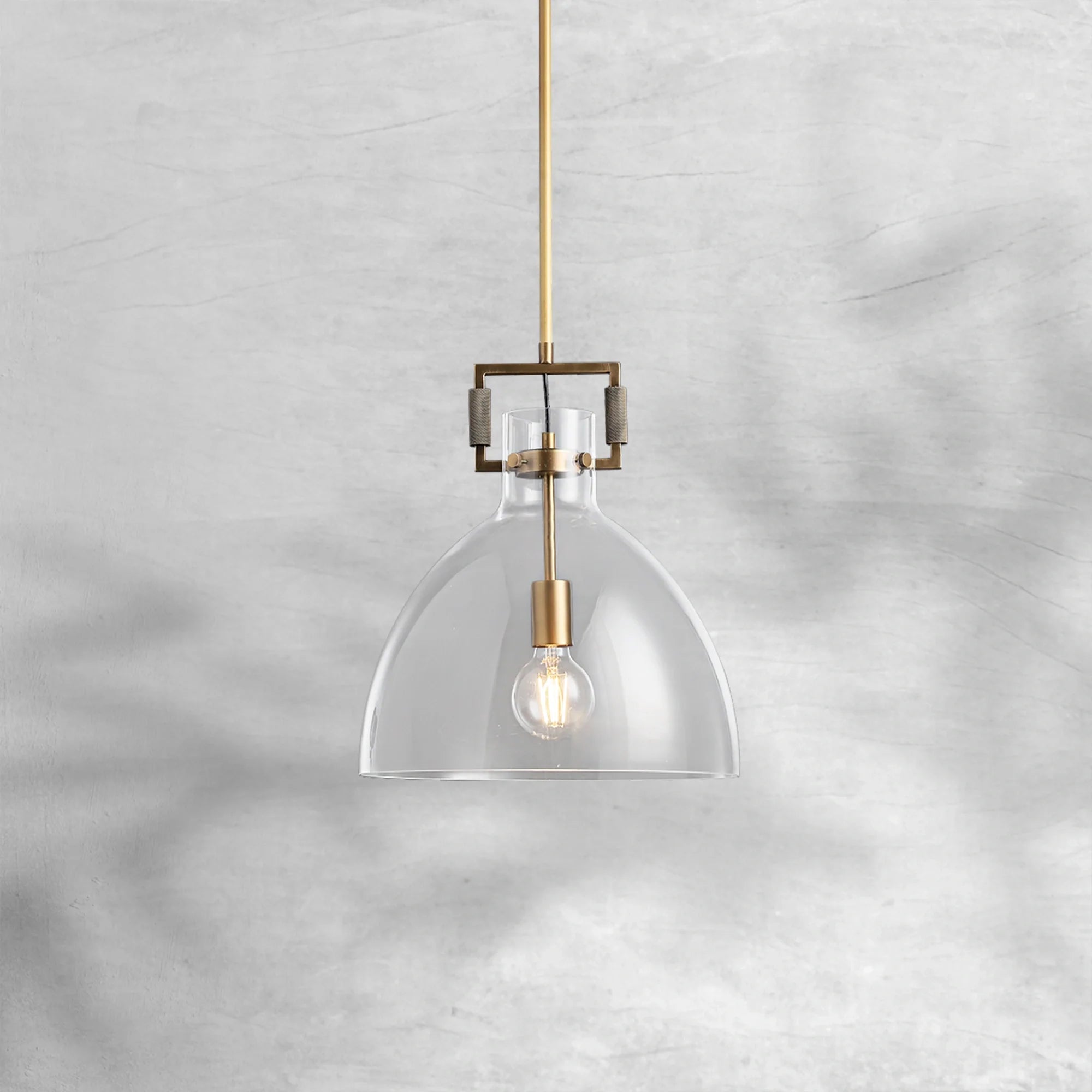 Modulus Glass Cloche Pendant 10" 14" 18"