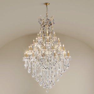 49.2" 44-Light Maria Theresa Crystal Chandelier - Gold - view 3