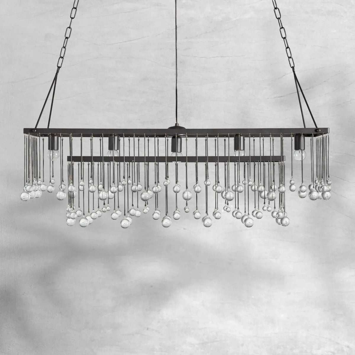 Aubrey Rectangular Chandelier 47''60'' - view 8