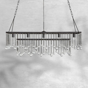 Aubrey Rectangular Chandelier 47''60'' - view 8