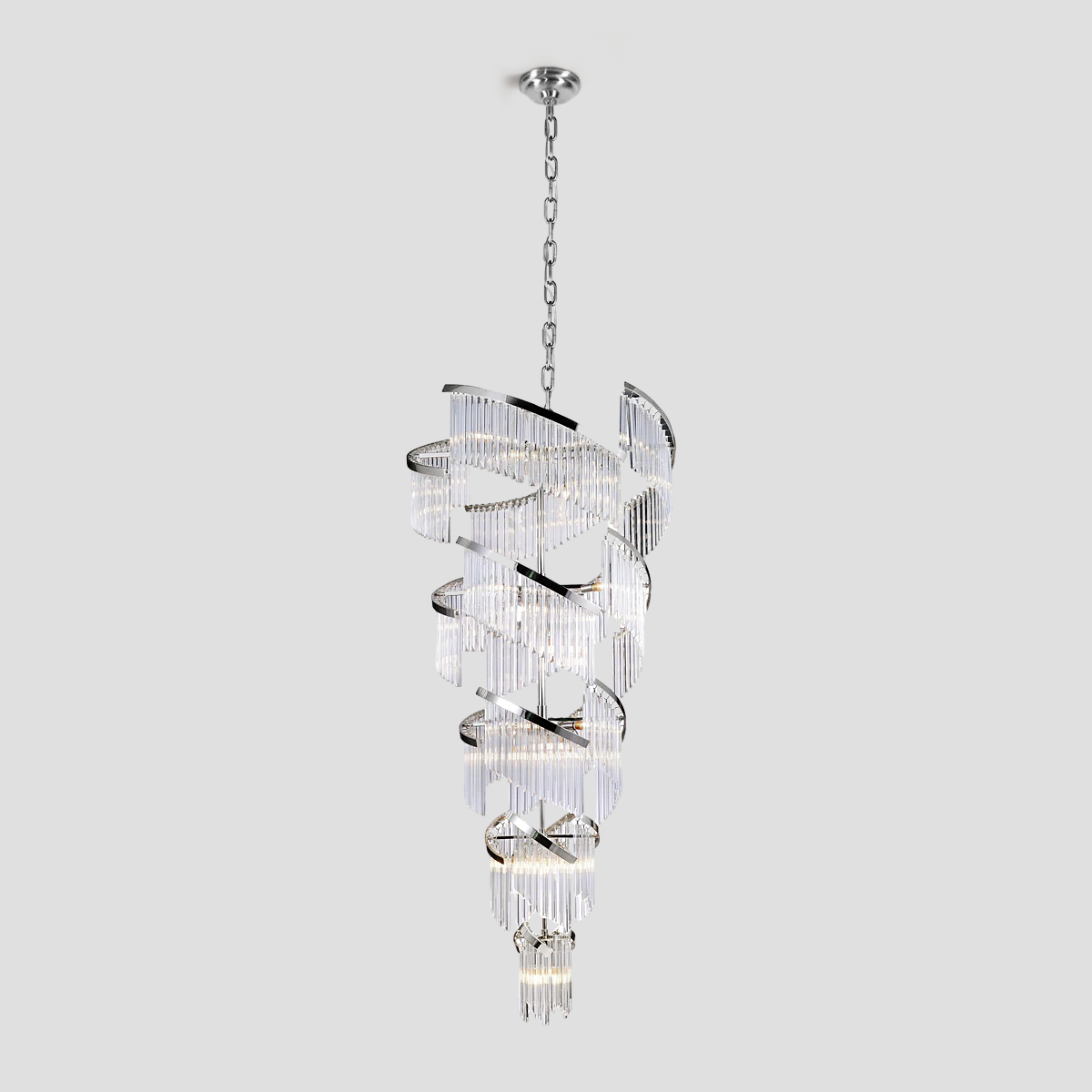 Twin Palms Multi-Tier Crystal Chandelier - view 34