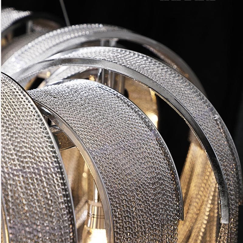 Liz Luxury Aluminum Chain Tassel Chandelier - view 3