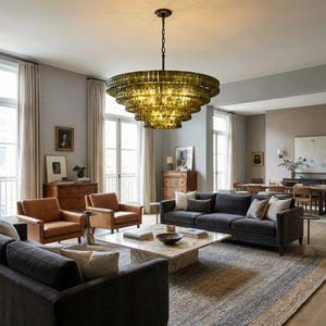 Ghiaccio Round Chandelier 24"36"48"60" - view 18