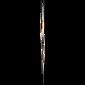 Velmora Frosted Tube Cluster Chandelier - view 9