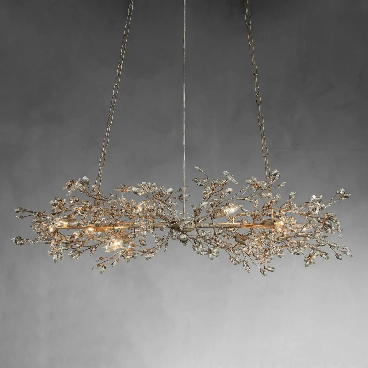 Fiore Linear Chandelier 43"51"68" - view 14