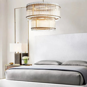 Tina Two-Tier Luxury Round Chandelier 22" - view 8