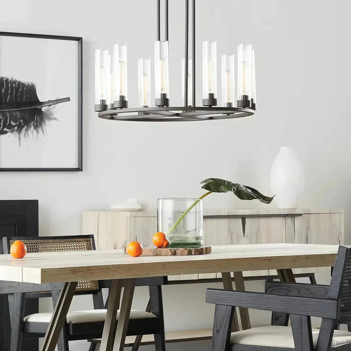 Andreas Round Chandelier 10/12 Light - view 9