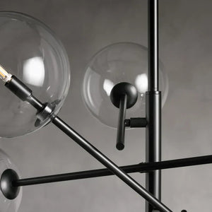 Modern Roscoe Glass Ball Chandelier - view 9