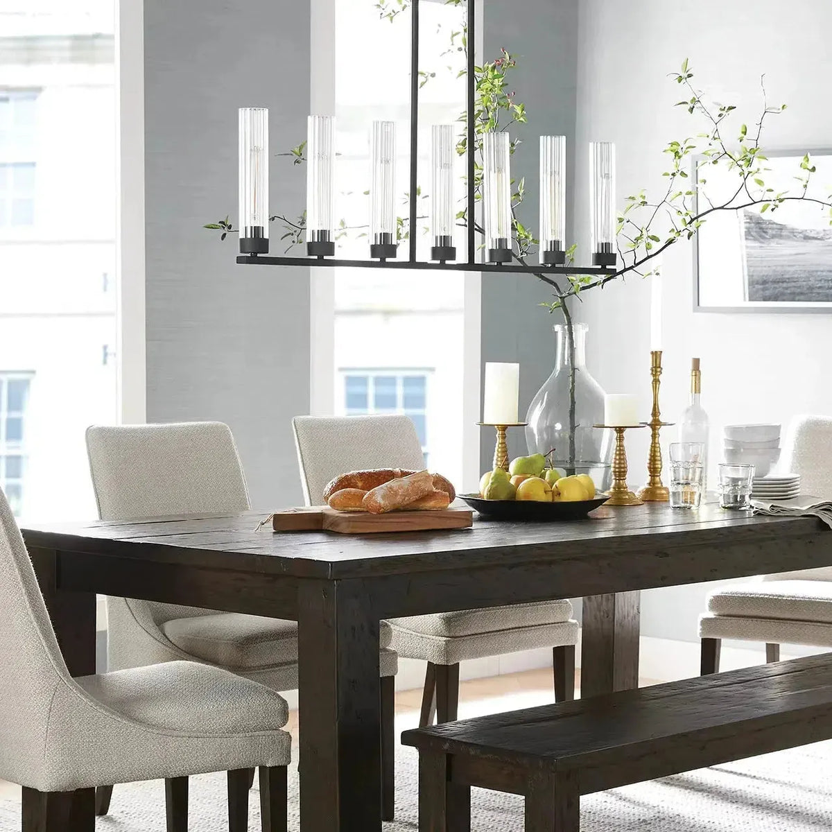 Andreas Linear Chandelier 5/7/8 Light - view 10