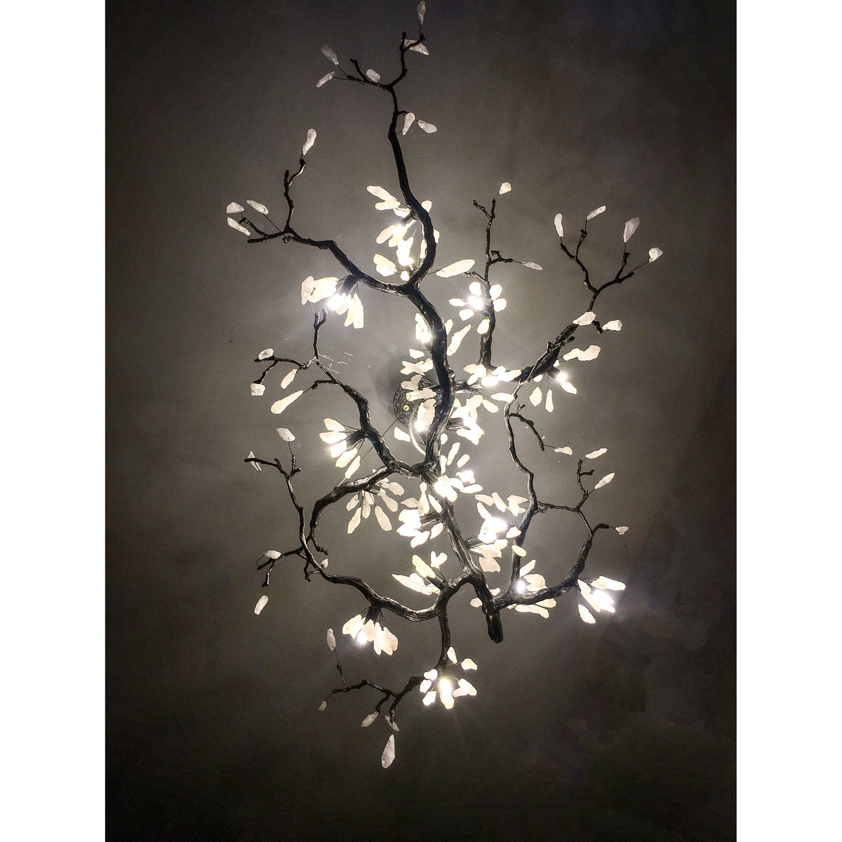 Selenite Crystal Blossom Branching Tree Chandelier - view 19