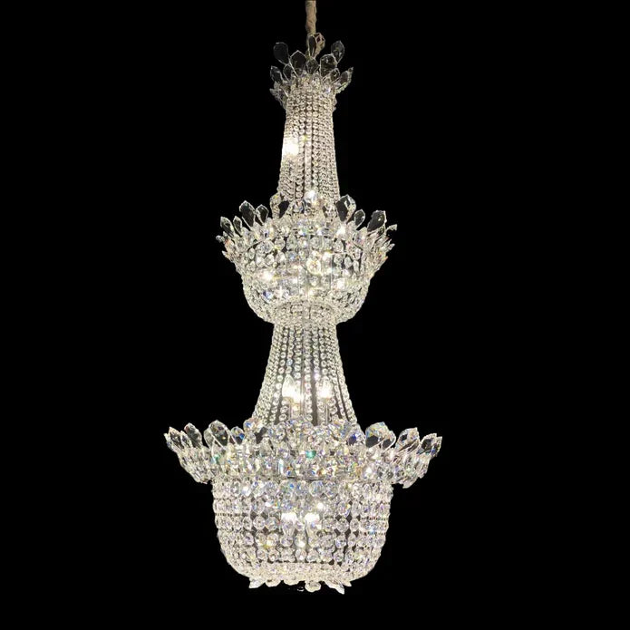 Luxury Empire Branch Crystal Chandelier Pendant Light for Entryway and Foyer - view 2
