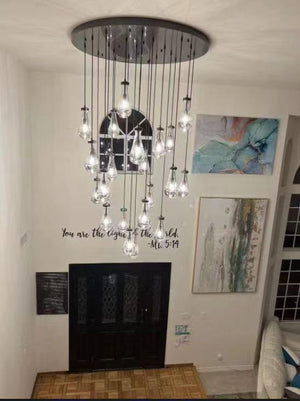 Raindrop Round Chandelier 60" - view 16