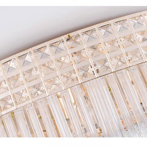 Extra Large Three Layers Round Luxury Flush Mounted Crystal Chandelier for Living Room - view 13
