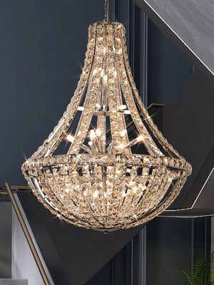 Extra Large Luxury and Elegant Crystal Chandelier for Living Room/Staircase/Foyer/Villa/Duplex Hall - view 6