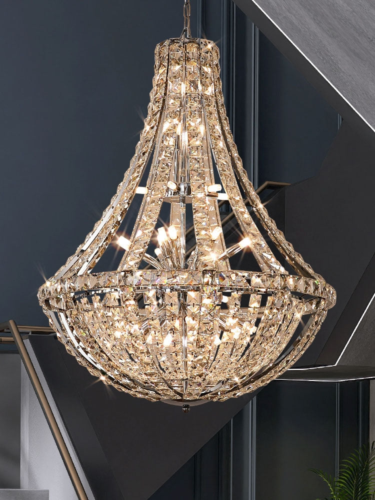 Extra Large Luxury and Elegant Crystal Chandelier for Living Room/Staircase/Foyer/Villa/Duplex Hall - view 6