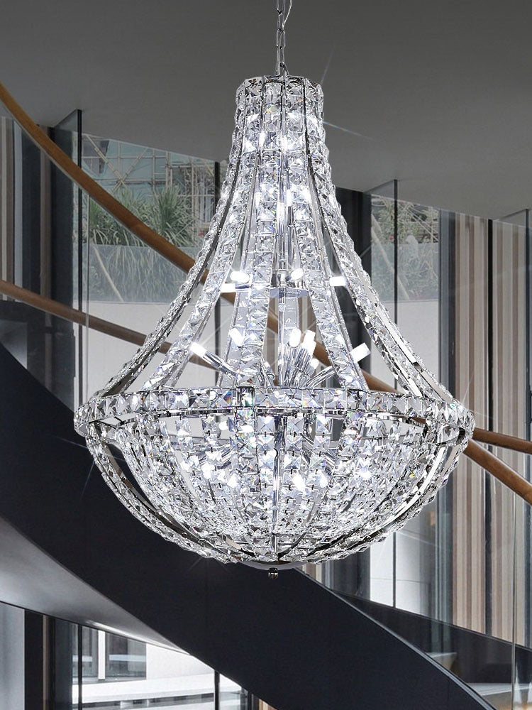 Extra Large Luxury and Elegant Crystal Chandelier for Living Room/Staircase/Foyer/Villa/Duplex Hall - view 2