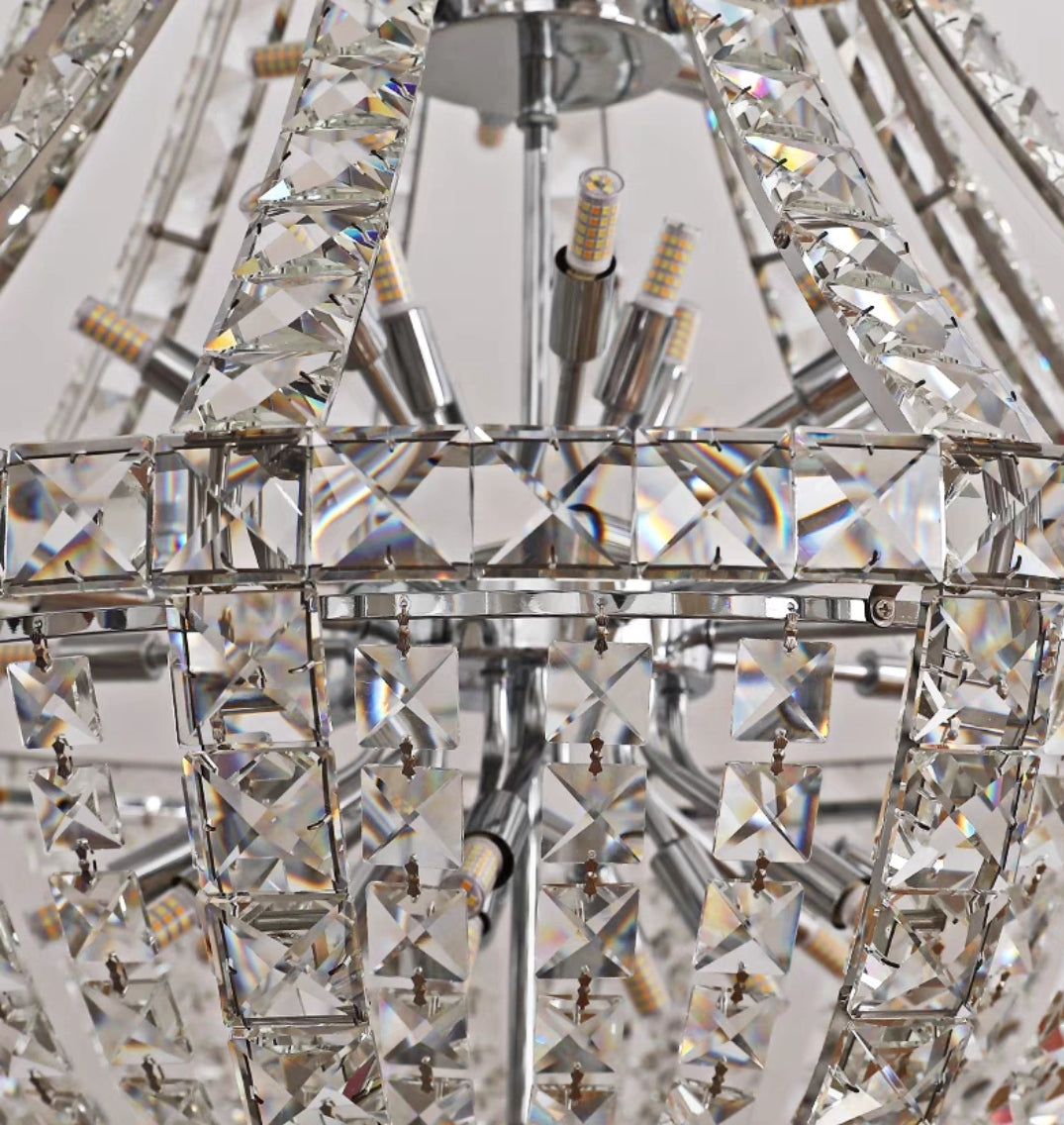 Extra Large Luxury and Elegant Crystal Chandelier for Living Room/Staircase/Foyer/Villa/Duplex Hall - view 8