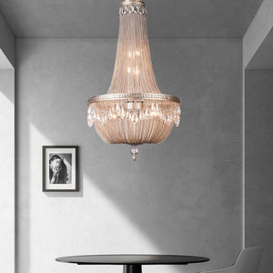 Oversize Modern Metal Art Luxury Crystal Chandelier for Duplex Hall/Staircase/Villa/Foyer - view 8