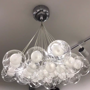 Oversize Modern Glass Ball Bubble Light Art Chandelier for Living/Dining Room/Clothing Store - view 5