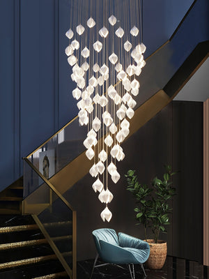 Grand Nordic Magnolia Blossom Ceramic Pendant Chandelier Chandeliers