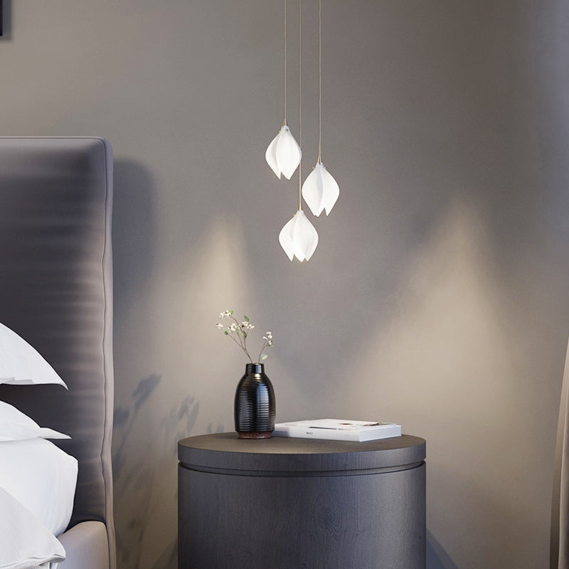 Magnolia Blossom Ceramic Pendant Chandelier