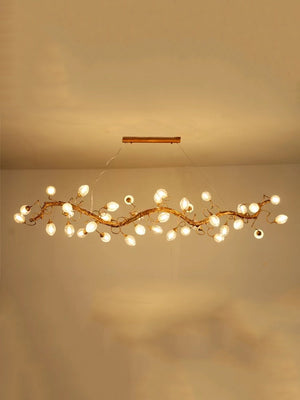 Modern Art Extra Large Branch Style Chandelier with Clear Bubble Glass Eggs for Dining Room and Living Room - view 12