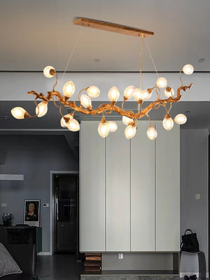Modern Art Extra Large Branch Style Chandelier with Clear Bubble Glass Eggs for Dining Room and Living Room - view 8