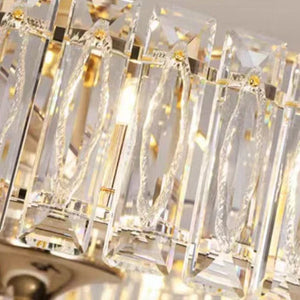 Modern Invisible Blade Fan Light Crystal Chandelier for Living/Dining Room/Bedroom, ceiling fan - view 8