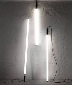 Nordic Fashion Minimalist Black Straight Pendant Chandelier for Bedside/Staircase/Loft/Duplex - view 11