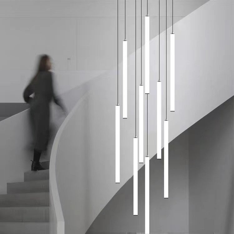 Scandinavia Minimalist White Pendant Light for Bedside/Dining Room/Staircase, chandelier