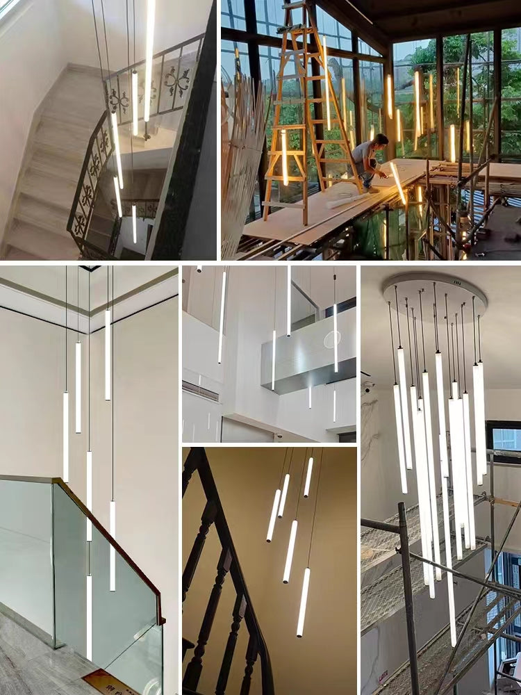 Scandinavia Minimalist White Pendant Light for Bedside/Dining Room/Staircase, chandelier - view 10