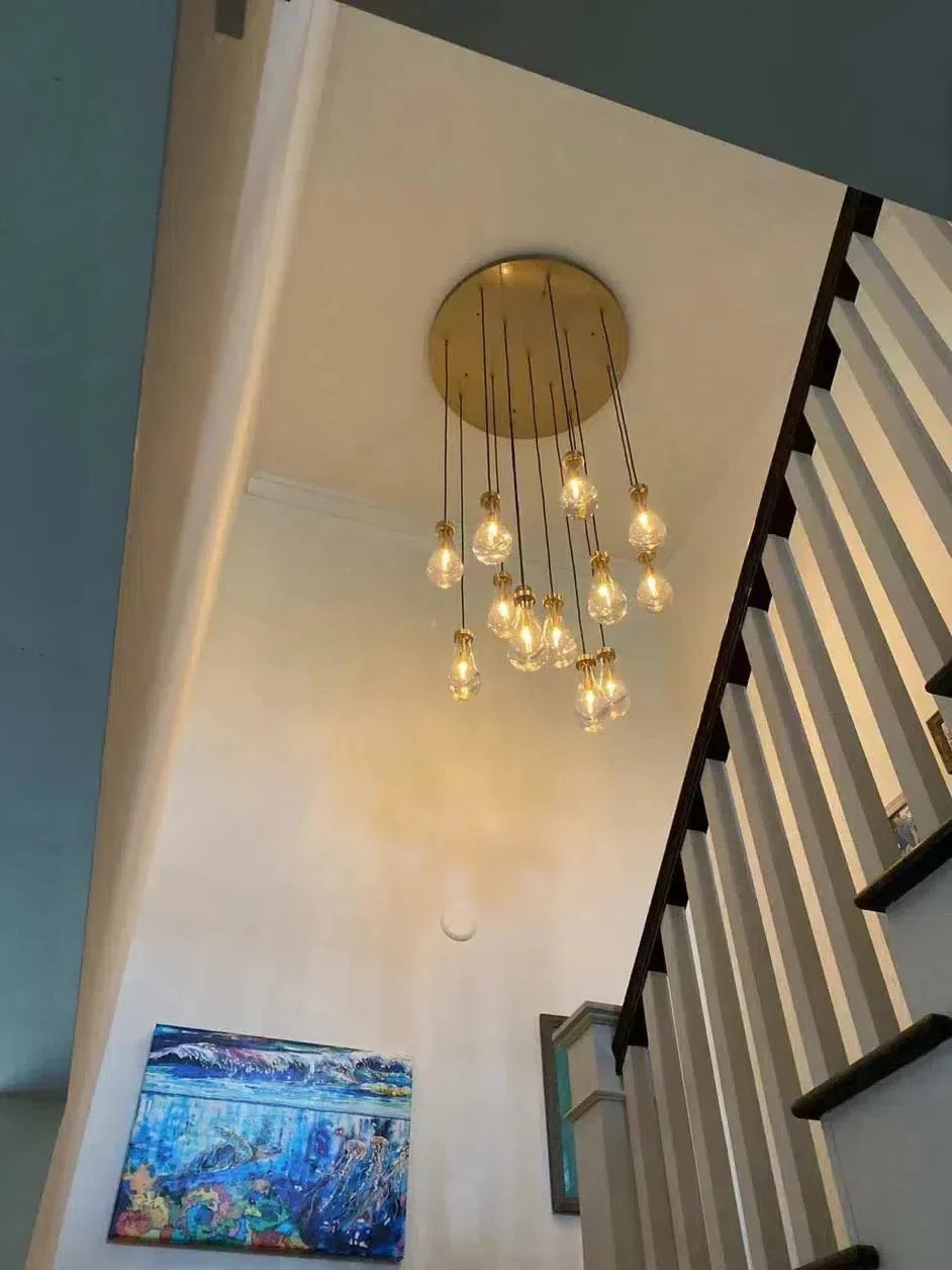 Raindrop Round Chandelier 60" - view 20