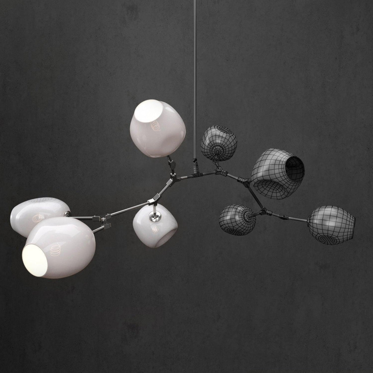 Covington Horizontal Globe Branching Bubble Chandelier - view 6