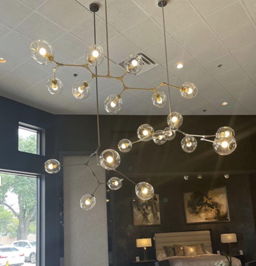 Covington Horizontal Globe Branching Bubble Chandelier - view 2